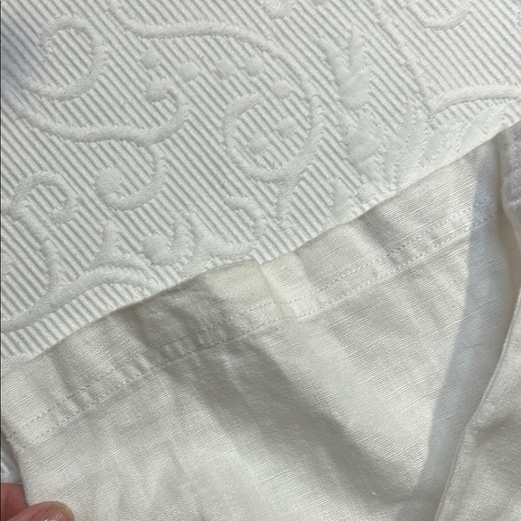 Tommy Bahama White Straight Leg Linen Pants - Picture 13 of 15